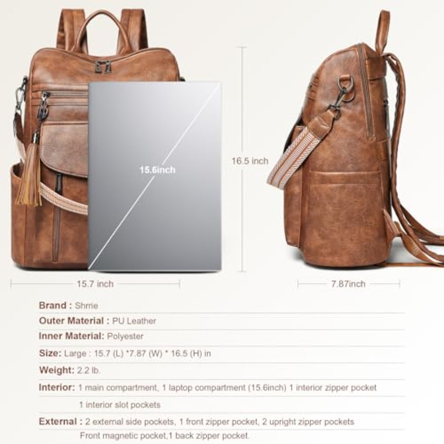 Laptop Backpack for Women 15.6 - Laptop Backpack 15.6 reseña y precio