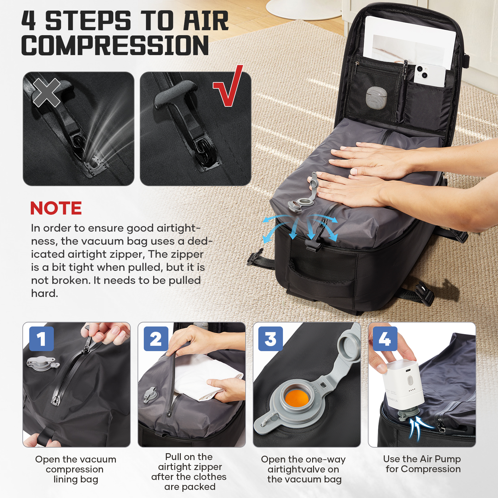 Women Backpack Vacuum Backpack - Fashion Backpack Women reseña y precio