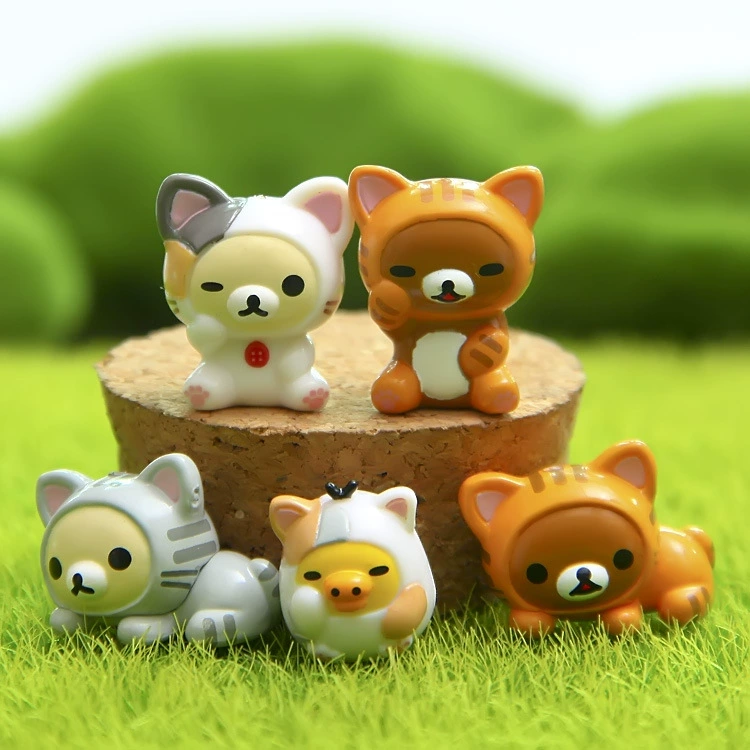 5pcs Rilakkuma Action Figures  - Mini Backpack Purse reseña y precio