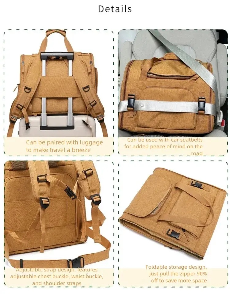 Portable cat bag, expandable l - Foldable Backpack Small reseña y precio