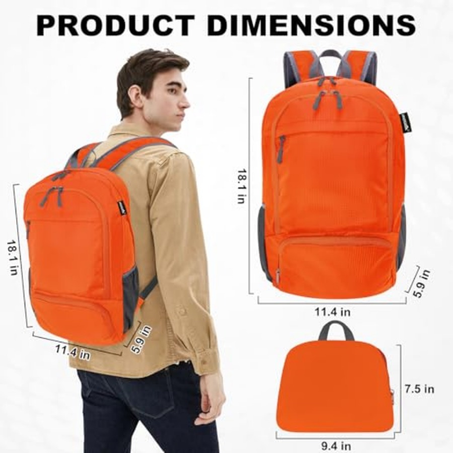20L Lightweight Packable Hikin - Foldable Backpack Small reseña y precio