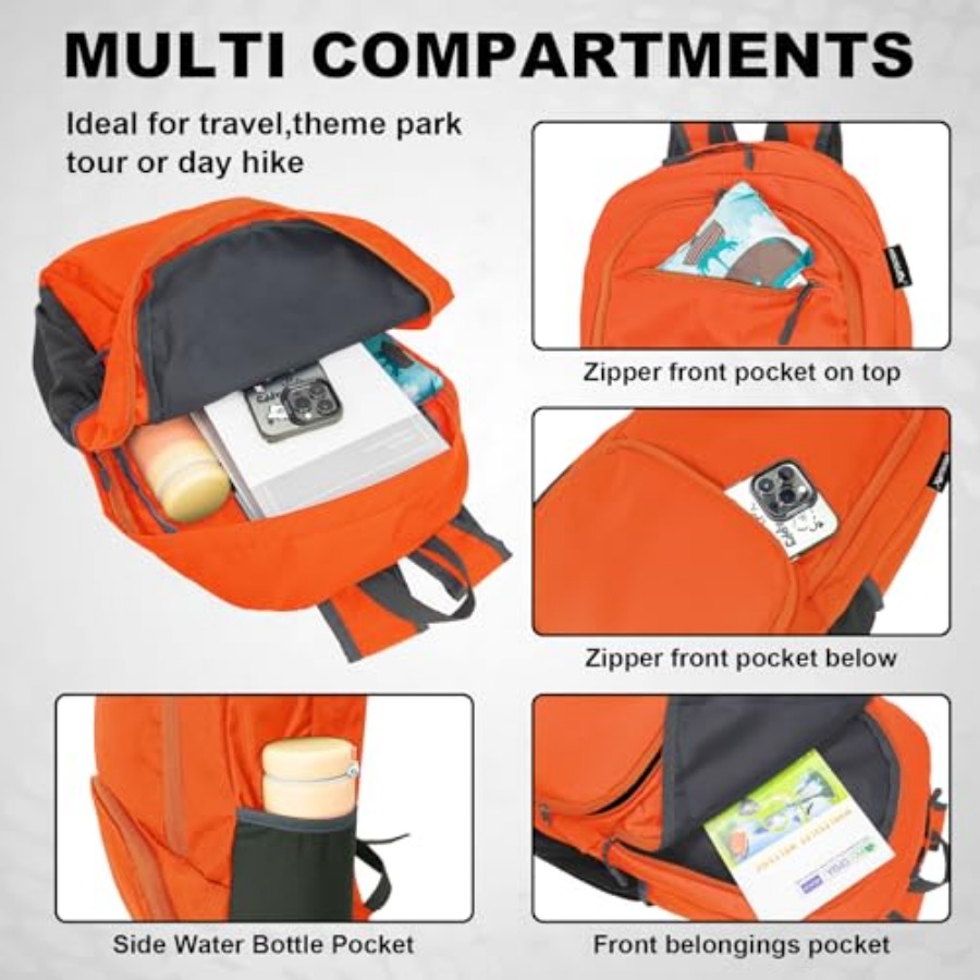 20L Lightweight Packable Hikin - Foldable Backpack Small reseña y precio