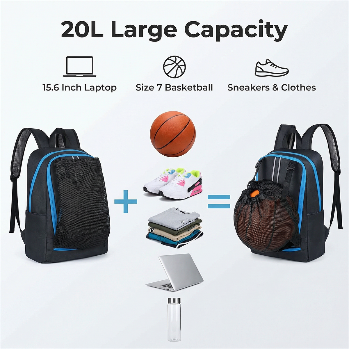 Basketball Bag Swimming Bag We - Drawstring Gym Bag reseña y precio