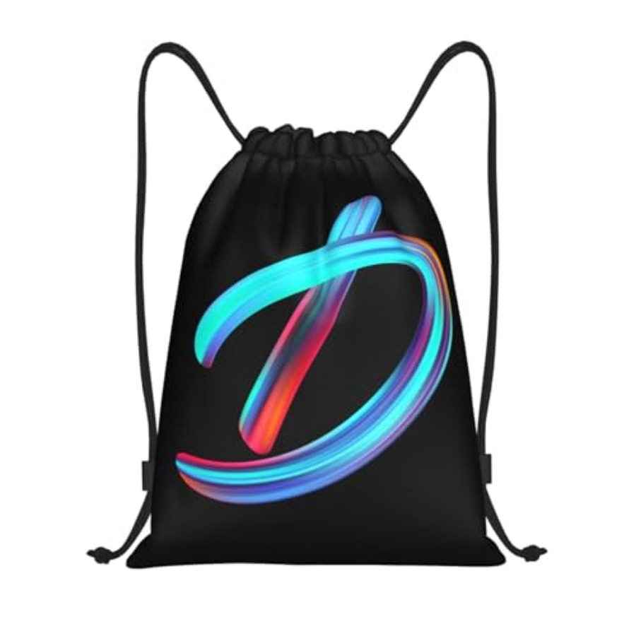 Drawstring Bags Initial Drawst - Drawstring Gym Bag reseña y precio