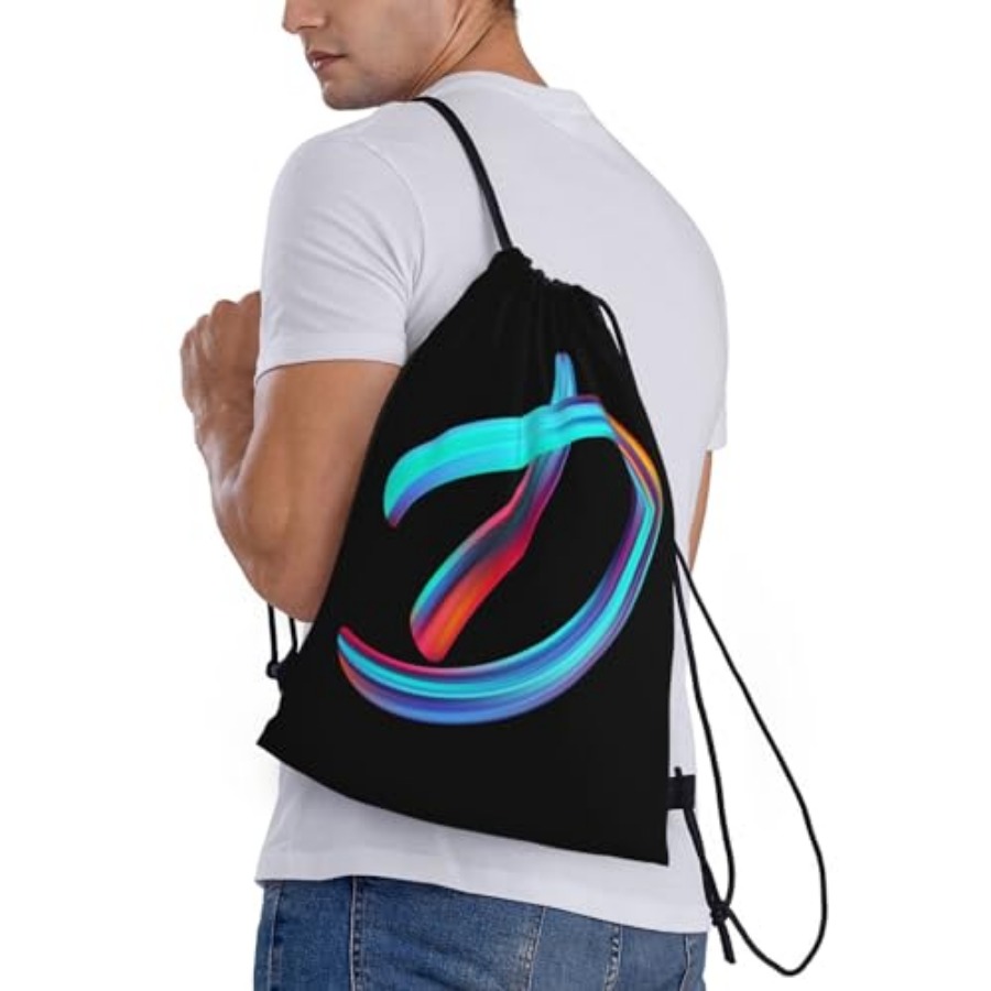 Drawstring Bags Initial Drawst - Drawstring Gym Bag reseña y precio